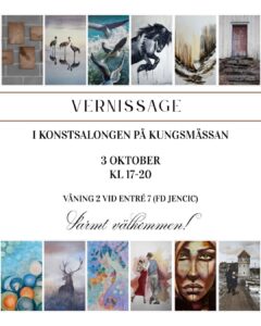 Förberedelser inför nästa utställning
